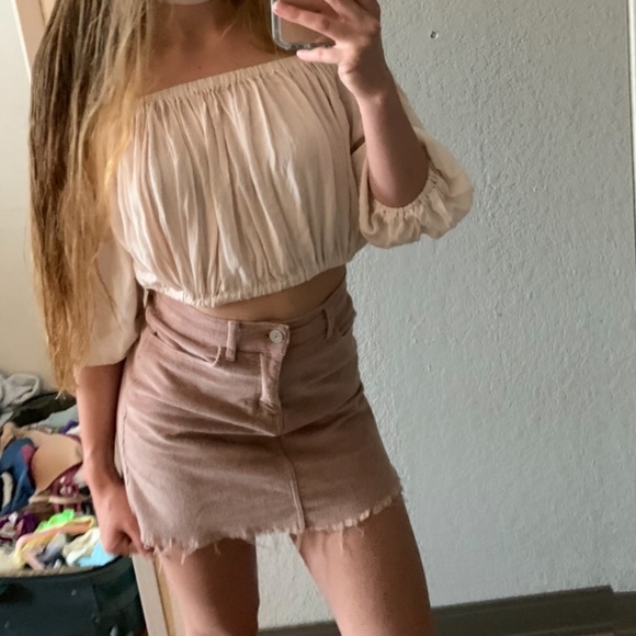 Light pink puffy tube top - Picture 2 of 5